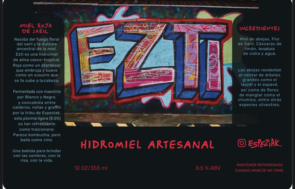 EZTI — Hidromiel artesanal de alma vasco-tropical por Espeziak